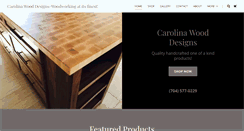 Desktop Screenshot of carolinawooddesigns.com