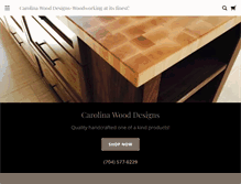 Tablet Screenshot of carolinawooddesigns.com